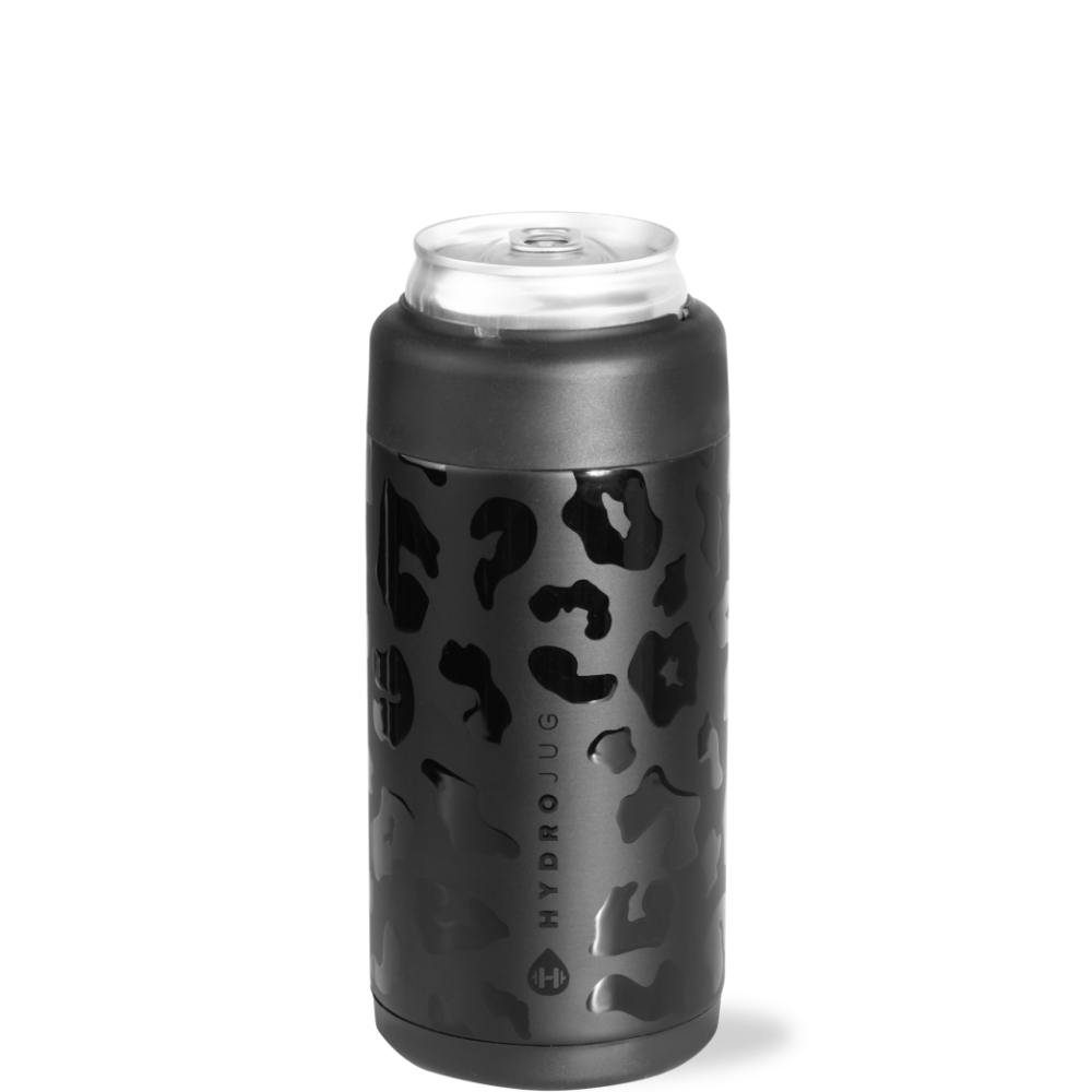 Black Leopard - Can Cooler (Slim)